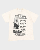 Vintage 90s Fats Domino T-Shirt 1999 - XL