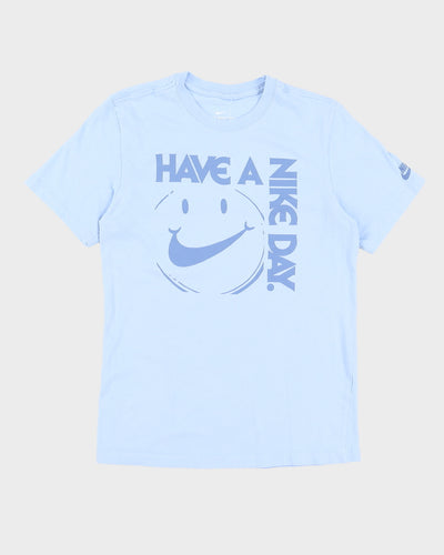 Nike "Have A Nike Day" Blue T-Shirt - S