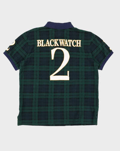 Polo By Ralph Lauren Black Watch Tartan Polo Shirt - L