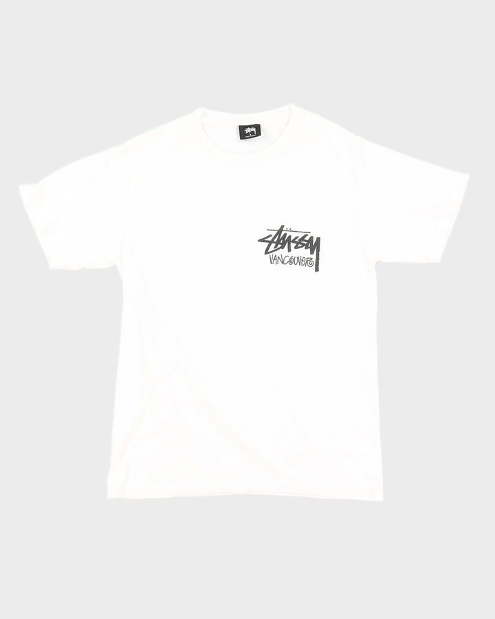 Stussy Vancouver White T-Shirt - S