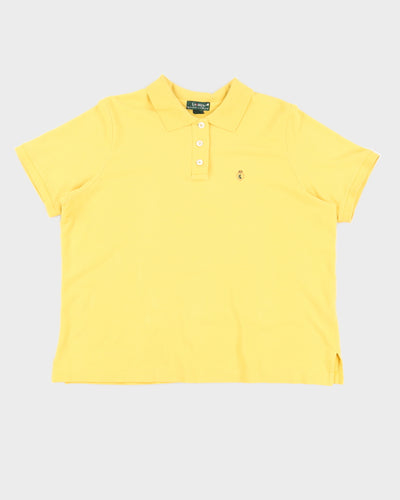 Vintage 90s LRL Ralph Lauren Yellow T-Shirt - L