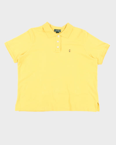 Vintage 90s LRL Ralph Lauren Yellow T-Shirt - L