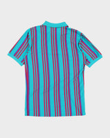 Vintage 90s McDonalds Striped Uniform Polo Shirt - M