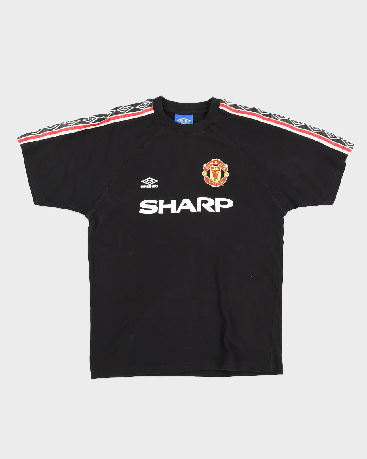 Vintage 90s Bootleg Manchester United Umbro T-Shirt - L