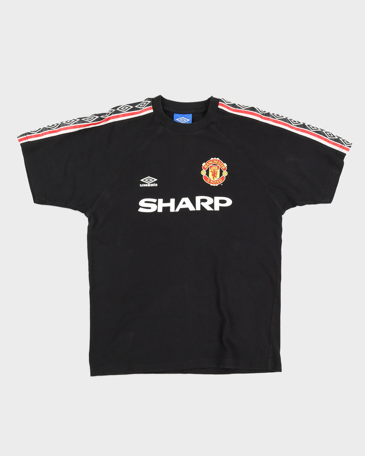 Vintage 90s Bootleg Manchester United Umbro T-Shirt - L