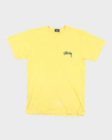 Stussy Yellow Logo T-Shirt - S