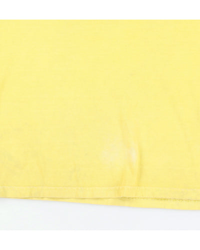 Stussy Yellow Logo T-Shirt - S