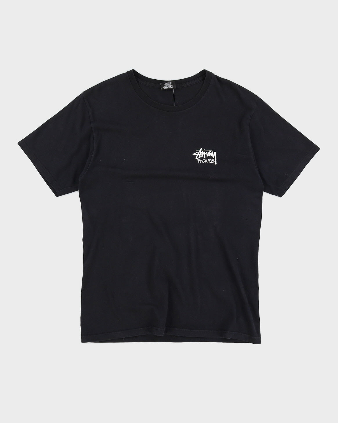 Stussy Black Logo T-Shirt - M