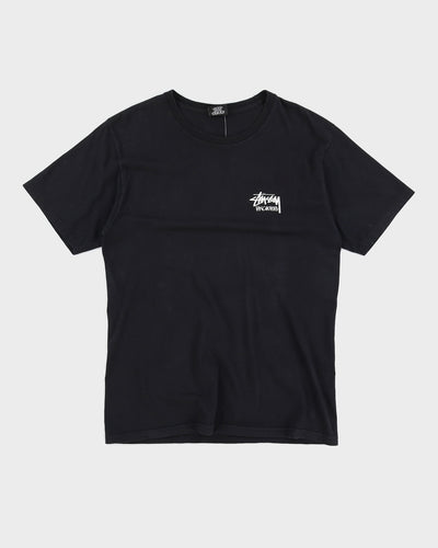 Stussy Black Logo T-Shirt - M