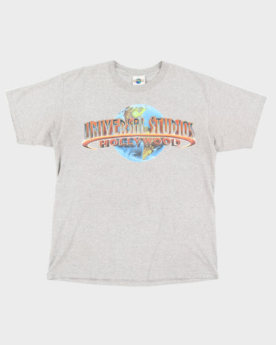 Vintage 90s Universal Studios Grey Marled T-Shirt - XL