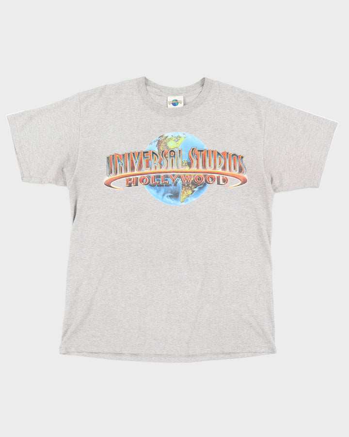 Vintage 90s Universal Studios Grey Marled T-Shirt - XL