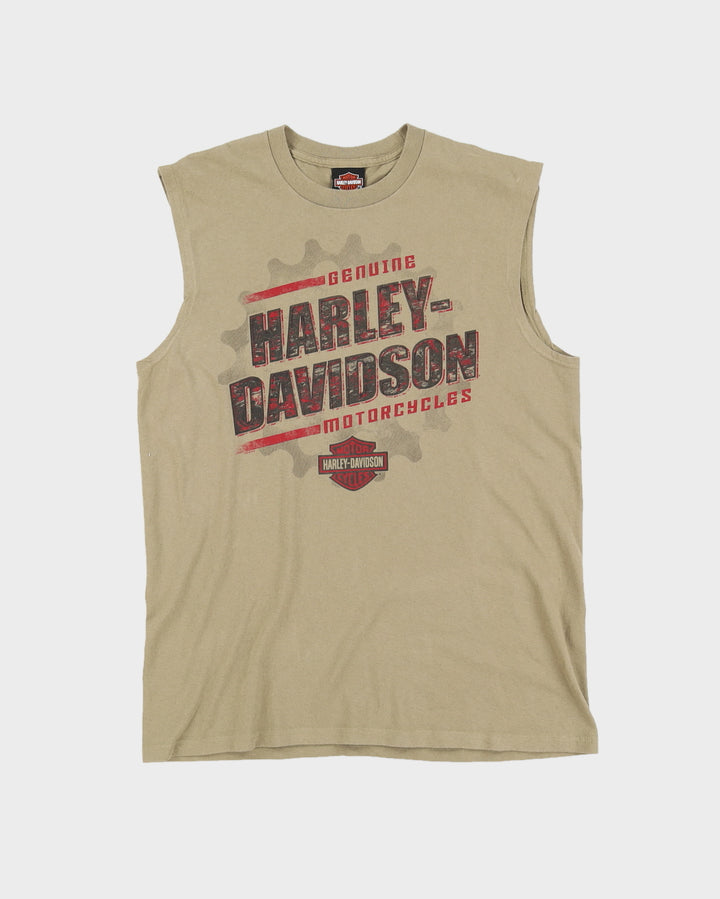 Harley Davidson Graphic Sleeveless T-Shirt - L