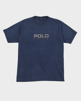 00s Ralph Lauren Polo Sport Spell Out Blue T-Shirt - M