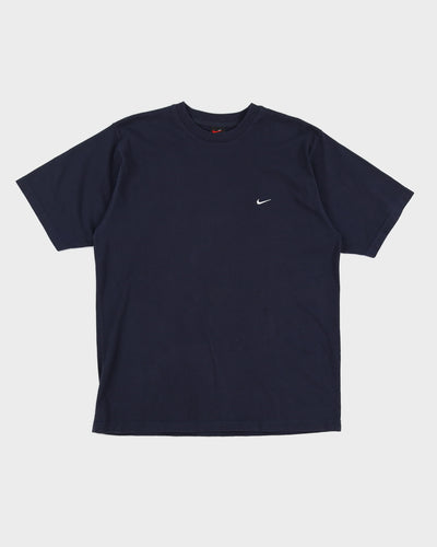 Vintage 90s Nike Blue Navy Single Stitch T-Shirt - L
