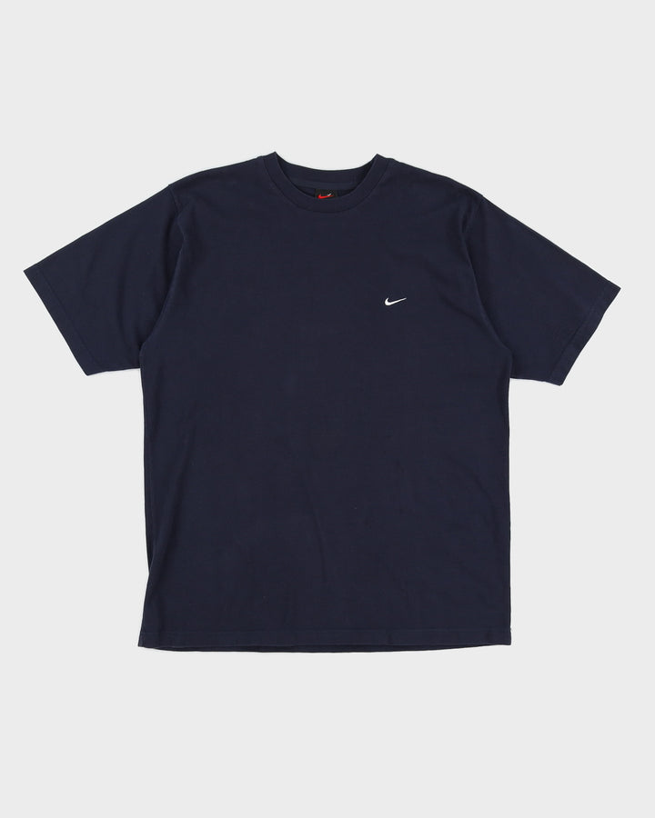 Vintage 90s Nike Blue Navy Single Stitch T-Shirt - L