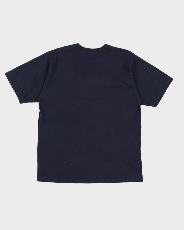 Vintage 90s Nike Blue Navy Single Stitch T-Shirt - L