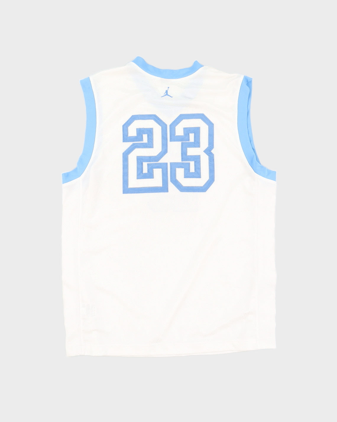 00s Jordan White / Blue Basketball Embroidered Vest - XL