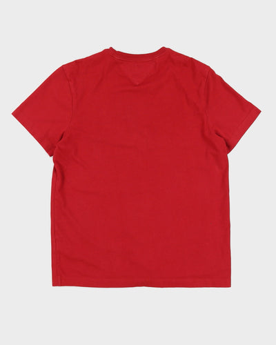 Red Tommy Hilfiger Logo T-shirt - XS