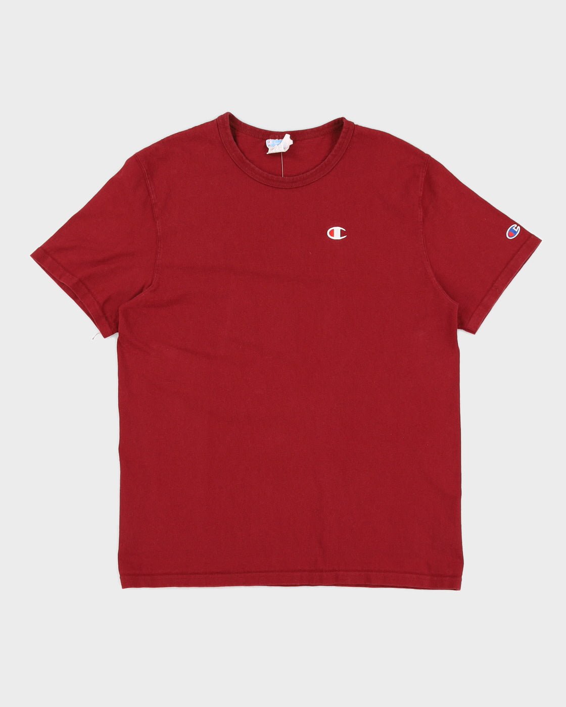 Red Champion Logo T-shirt - L