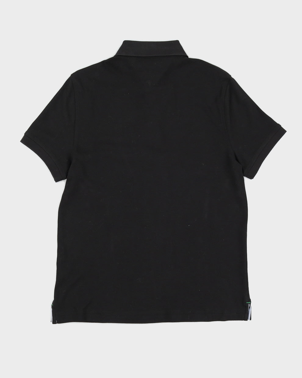 Deadstock Black Tommy Hilfiger Polo Shirt - M