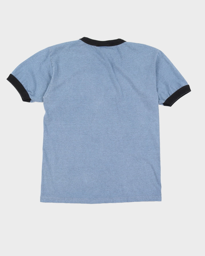 Vintage 90s Disney Mickey Mouse Blue Marled T-Shirt - M