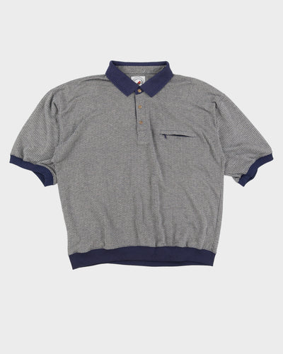 Vintage 90s Greenline International Navy Polo With Pocket - XL