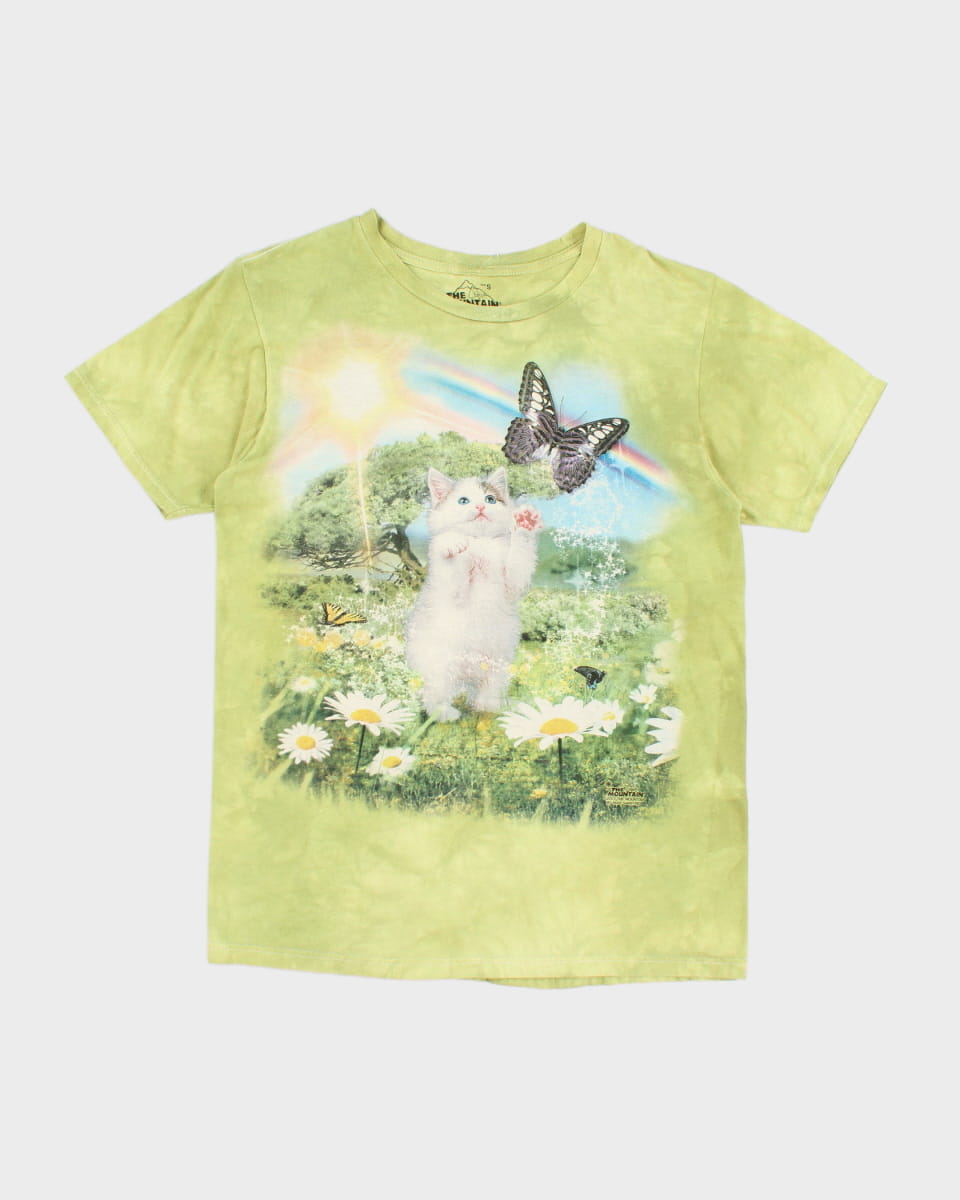 The Mountain Cat and Butterfly T-Shirt - S