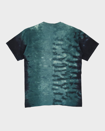 Led Zeppelin Green Tie Dye Concert Tour T-Shirt (Repro) - L