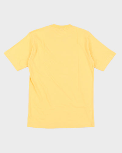 Vintage 70s Benetton Yellow T-Shirt Deadstock With Tags - S