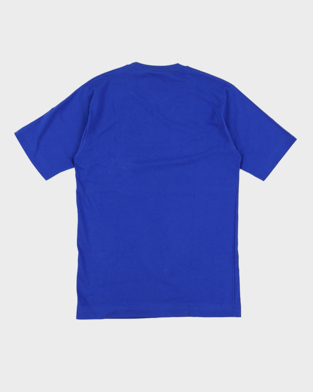 Vintage 70s Benetton Plain Blue T-Shirt - S