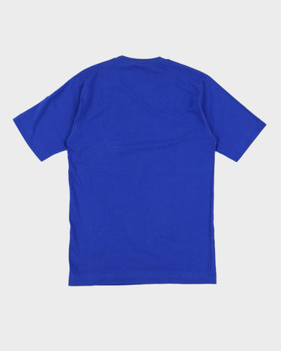 Vintage 70s Benetton Plain Blue T-Shirt - S