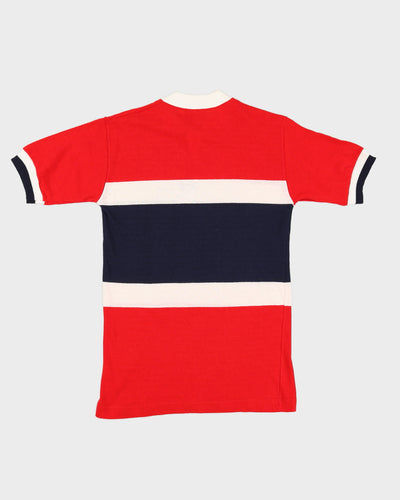 Vintage 70s Wrangler Blue / Red T-Shirt - S