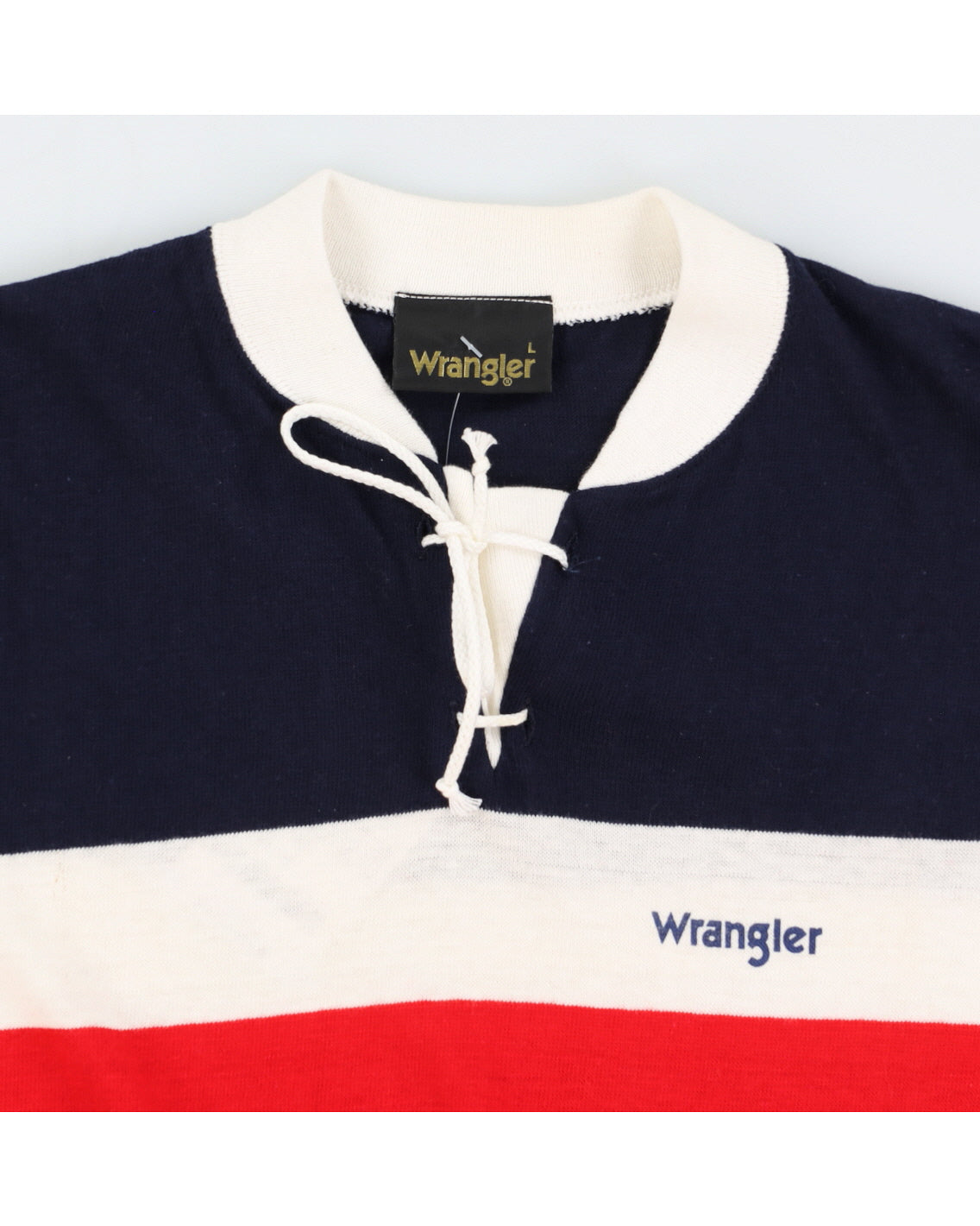 Vintage 70s Wrangler Blue / Red T-Shirt - M