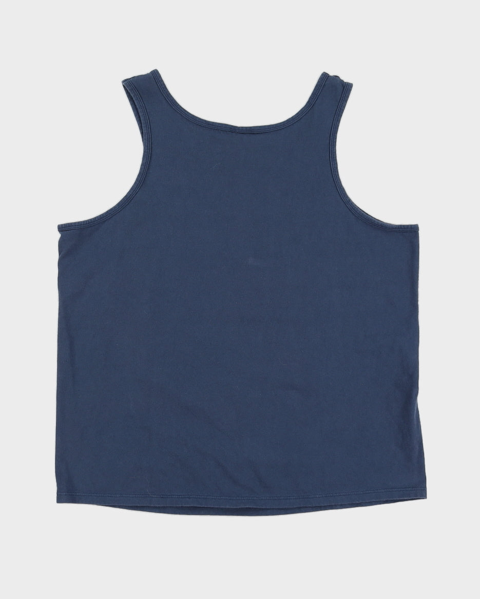 Vintage 90s Seaworld Blue Vest - L