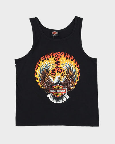Vintage 1990 Harley Davidson Honolulu Hawaii Black Vest - M