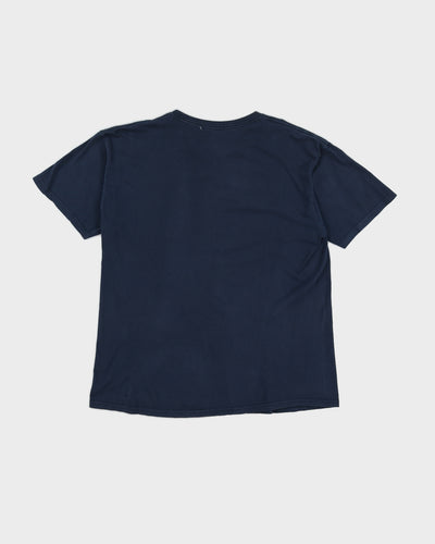 00s Dc Shoe Co Blue Navy Printed T-Shirt - M