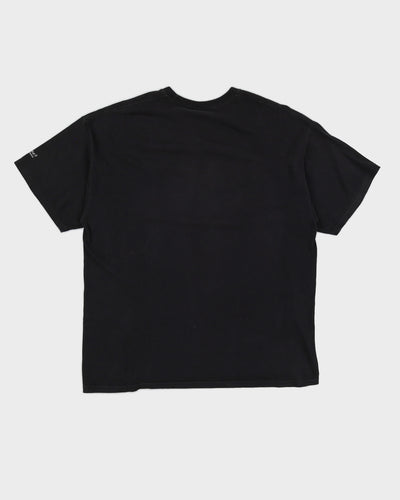 Vintage 1999 Think Inc. Arctic Wolf Black Printed T-Shirt - L