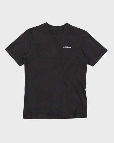 Patagonia Black Printed T-Shirt - S