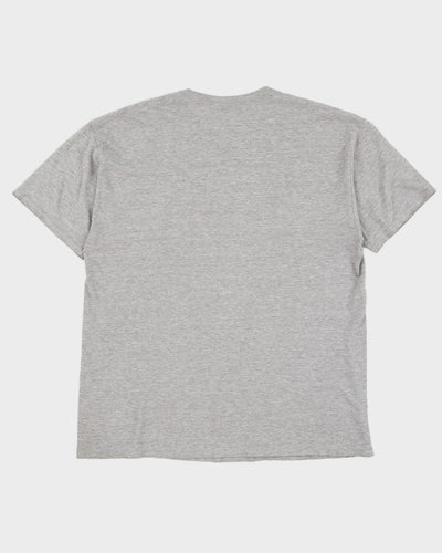 Vintage 00s Fila Grey Marled T-Shirt - XL