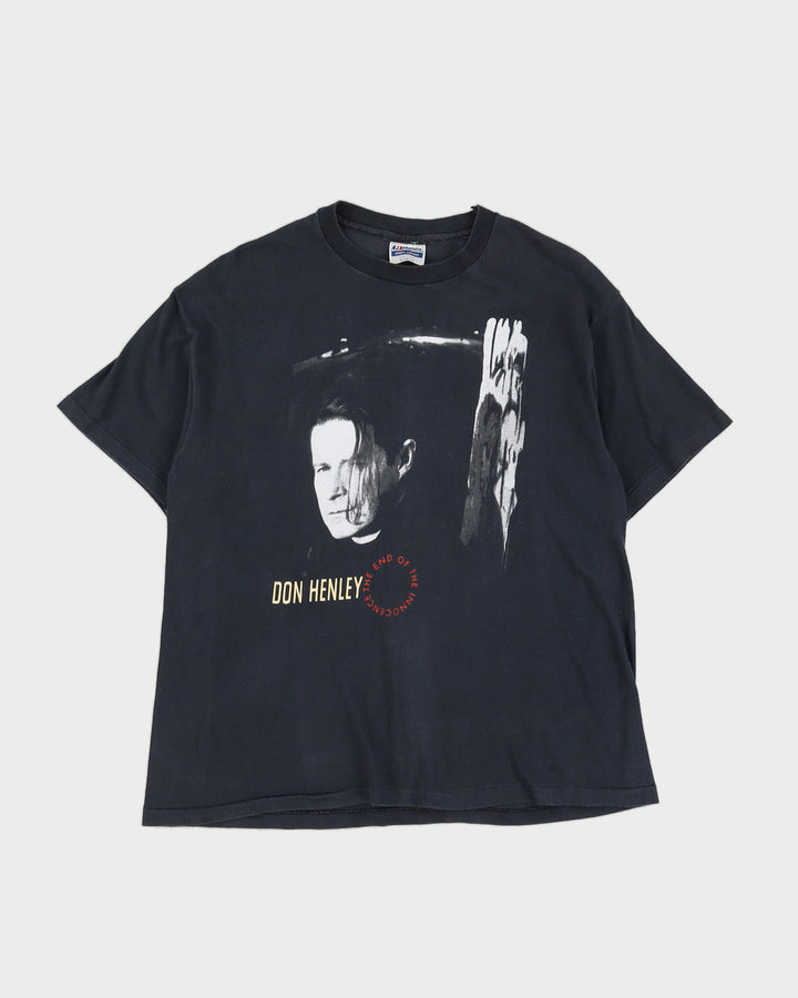 Vintage '89 Don Henley I Will Not Go Quietly Concert Tour T-Shirt - M/L