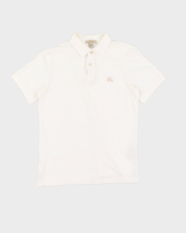 Burberry Brit White Polo Shirt - S