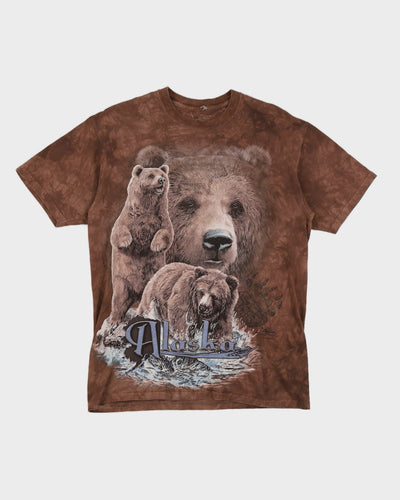The Mountain Bear Alaska Brown T-Shirt - M