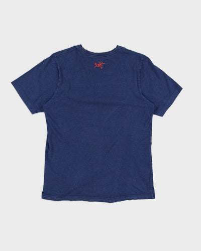 Arc'teryx Navy Mountain Print T-Shirt - M