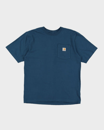 Carhartt Blue Oversize Pocket T-Shirt - M