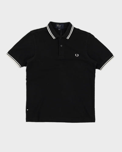 Black Fred Perry Polo Shirt - S