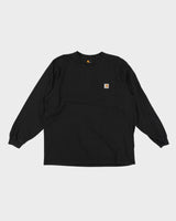 Navy Carhartt Long Sleeved T-Shirt - XL
