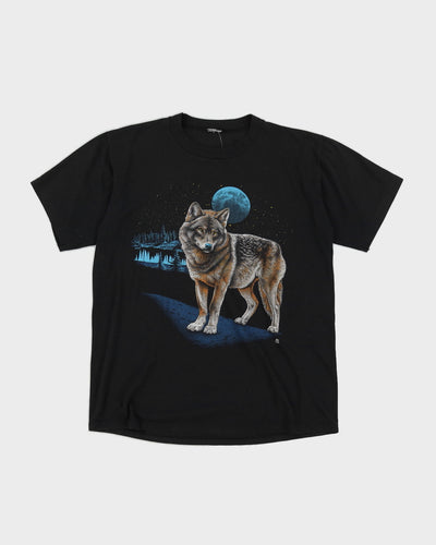 '87 Wolf Print Single Stitch T-Shirt - S/M