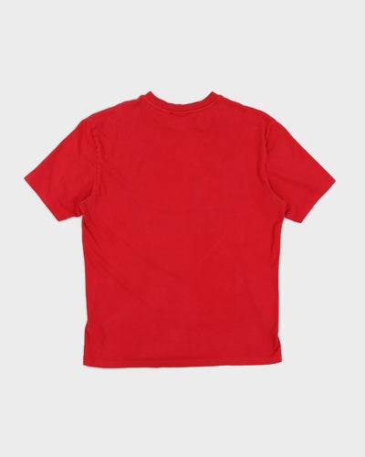 Guess x Pleasures Red Oversize T-Shirt - M
