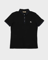 Burberry Men's Black Polo Shirt - M
