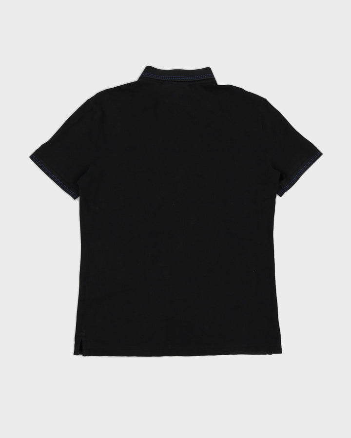 Burberry Men's Black Polo Shirt - M